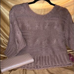 Derek Heart cute mauve color sweater
